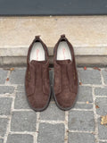 Santoni Easy Trainer Dark Brown Suede, view 4