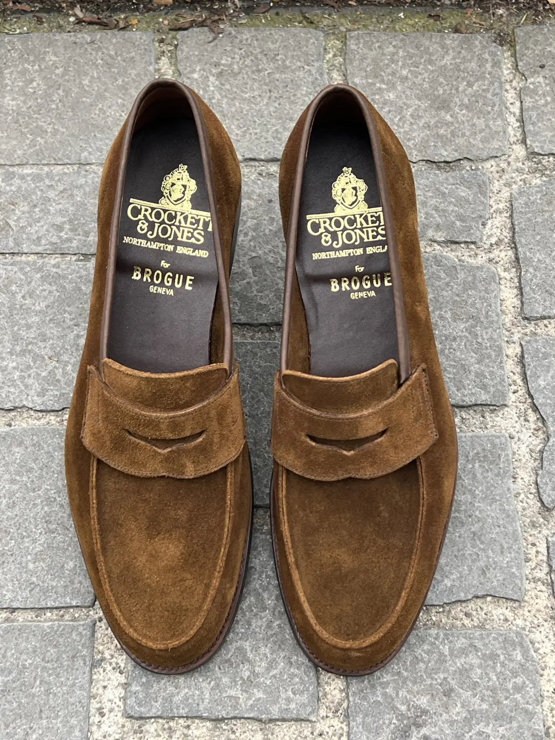 Crockett & Jones Richmond 2 Penny Loafer in suede, view 5