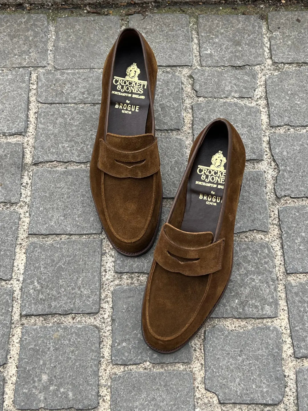 Crockett & Jones Richmond 2 Penny Loafer in suede, view 3