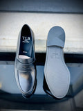 TLB Penny Loafer Black Calf Leather, view 2