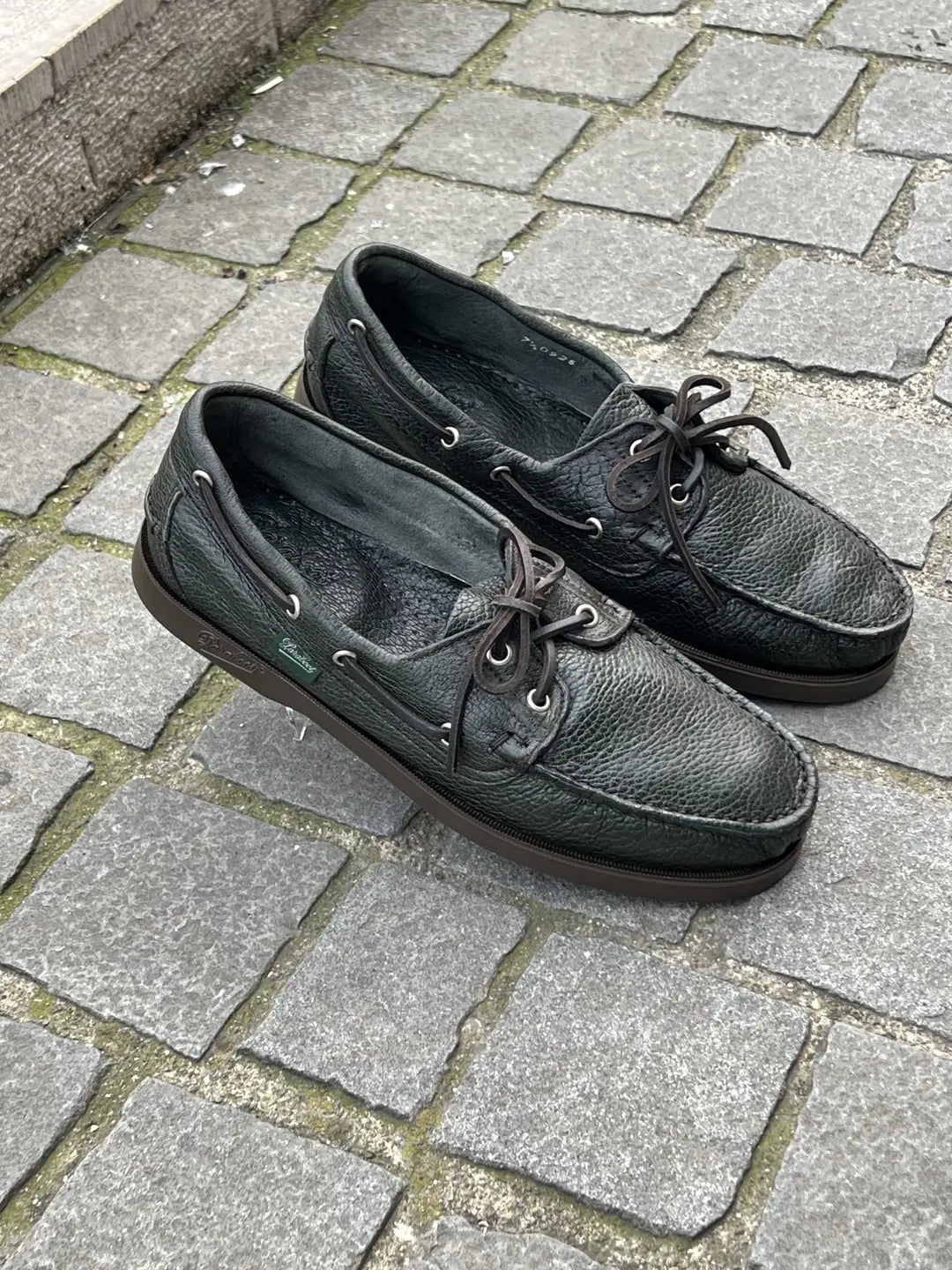 Paraboot Barth Boat Shoe in calf leather