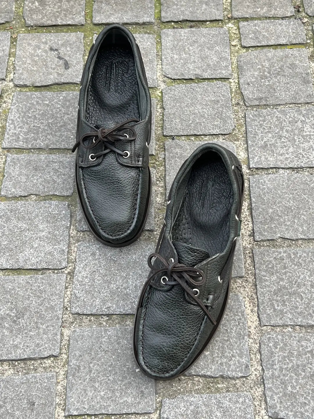 Paraboot Barth Boat Shoe in calf leather, view 3