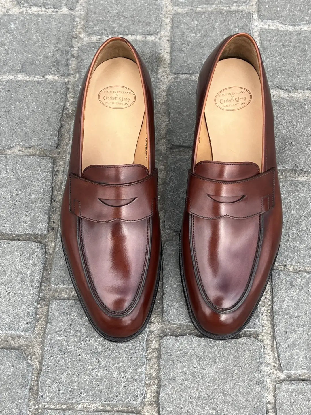 Crockett & Jones Rosebery Penny Loafer in calf leather, view 5