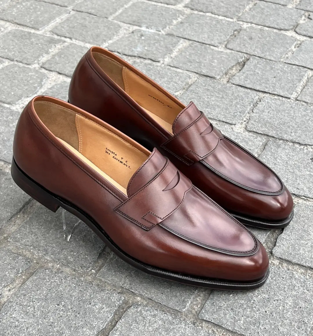 Crockett & Jones Rosebery Penny Loafer in calf leather