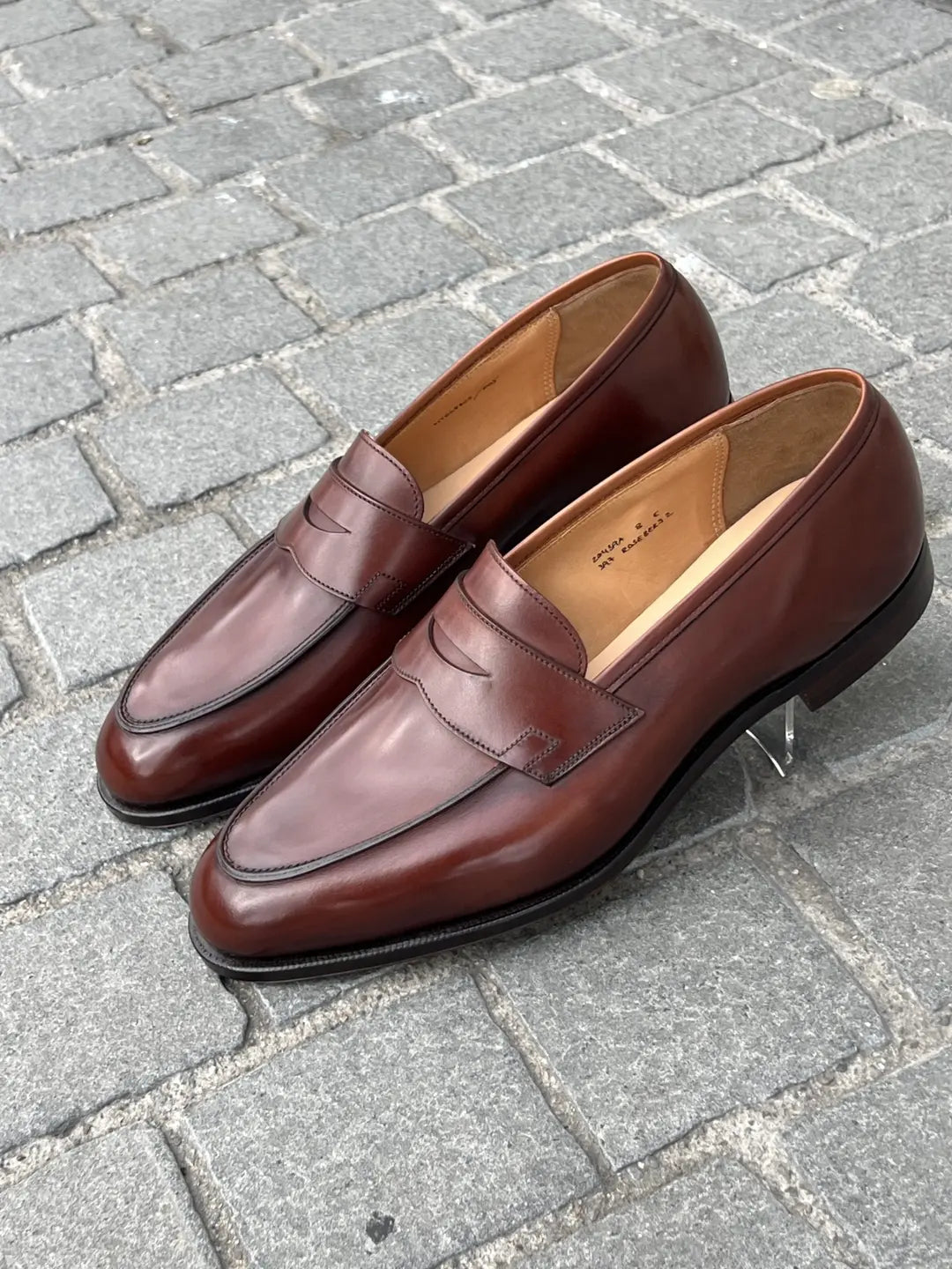 Crockett & Jones Rosebery Penny Loafer in calf leather, view 4