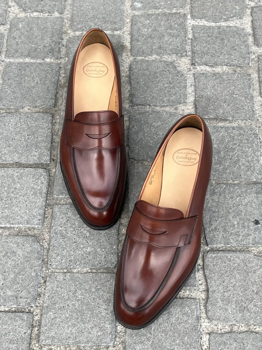 Crockett & Jones Rosebery Penny Loafer in calf leather, view 3