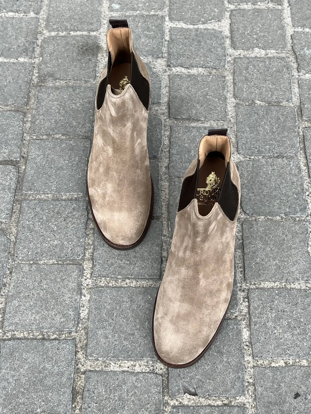 Crockett & Jones Drayton Boot in suede, view 3