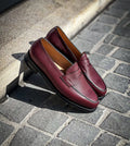 John Lobb Lopez Russet Grain Loafer