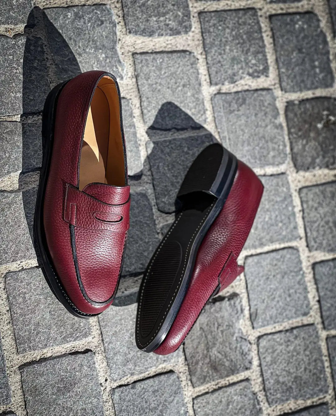 John Lobb Lopez Russet Grain Loafer, view 2