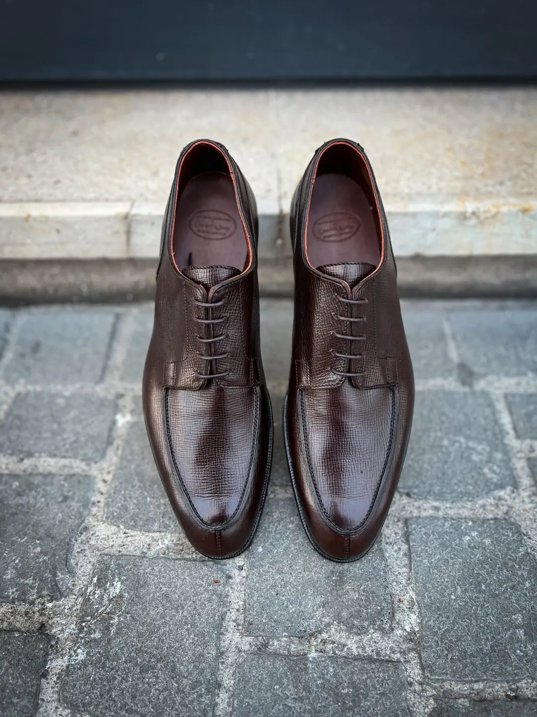 Crockett & Jones Sussex Derby in Scotch grain leather, view 5
