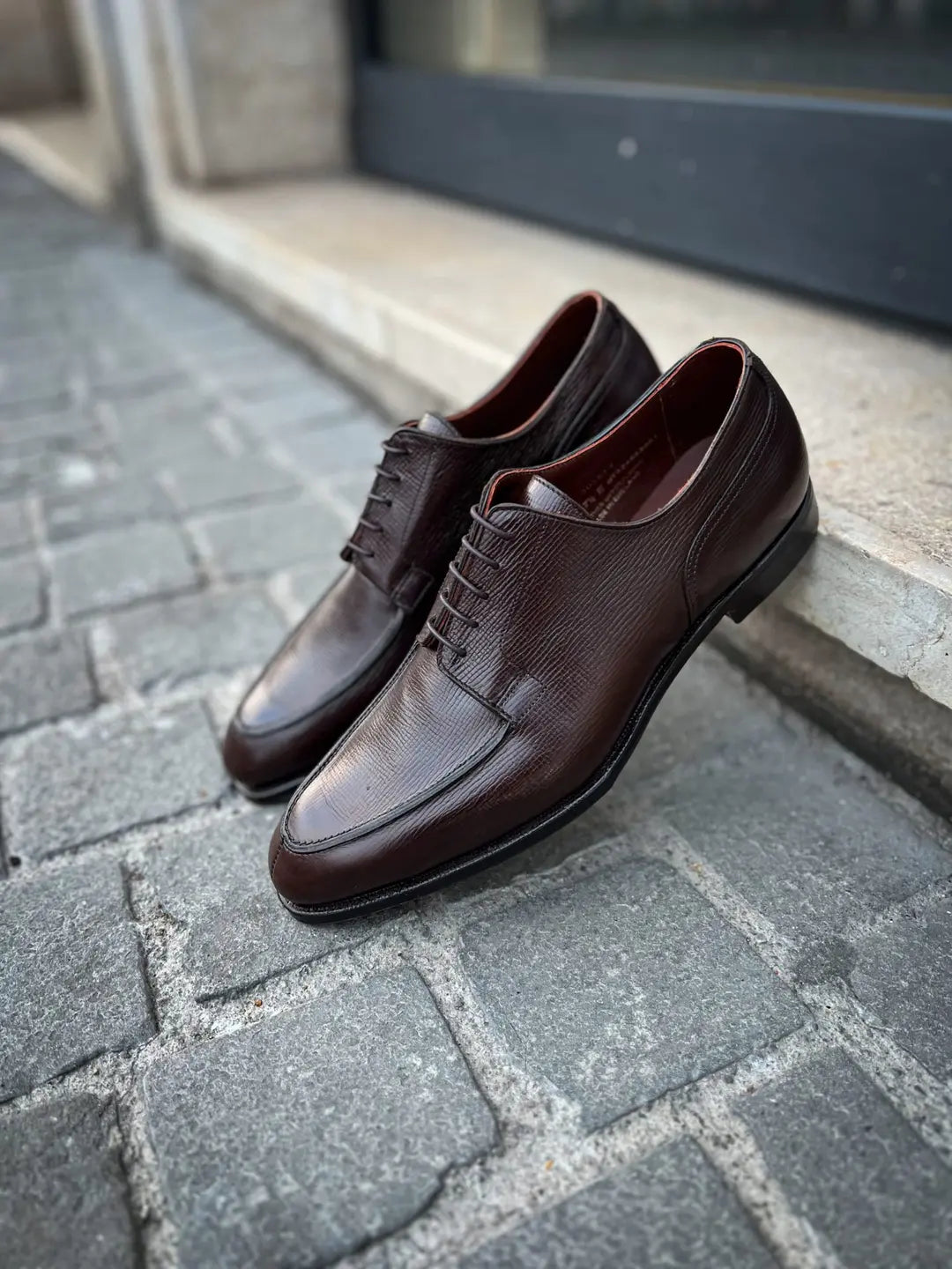 Crockett & Jones Sussex Derby in Scotch grain leather, view 4