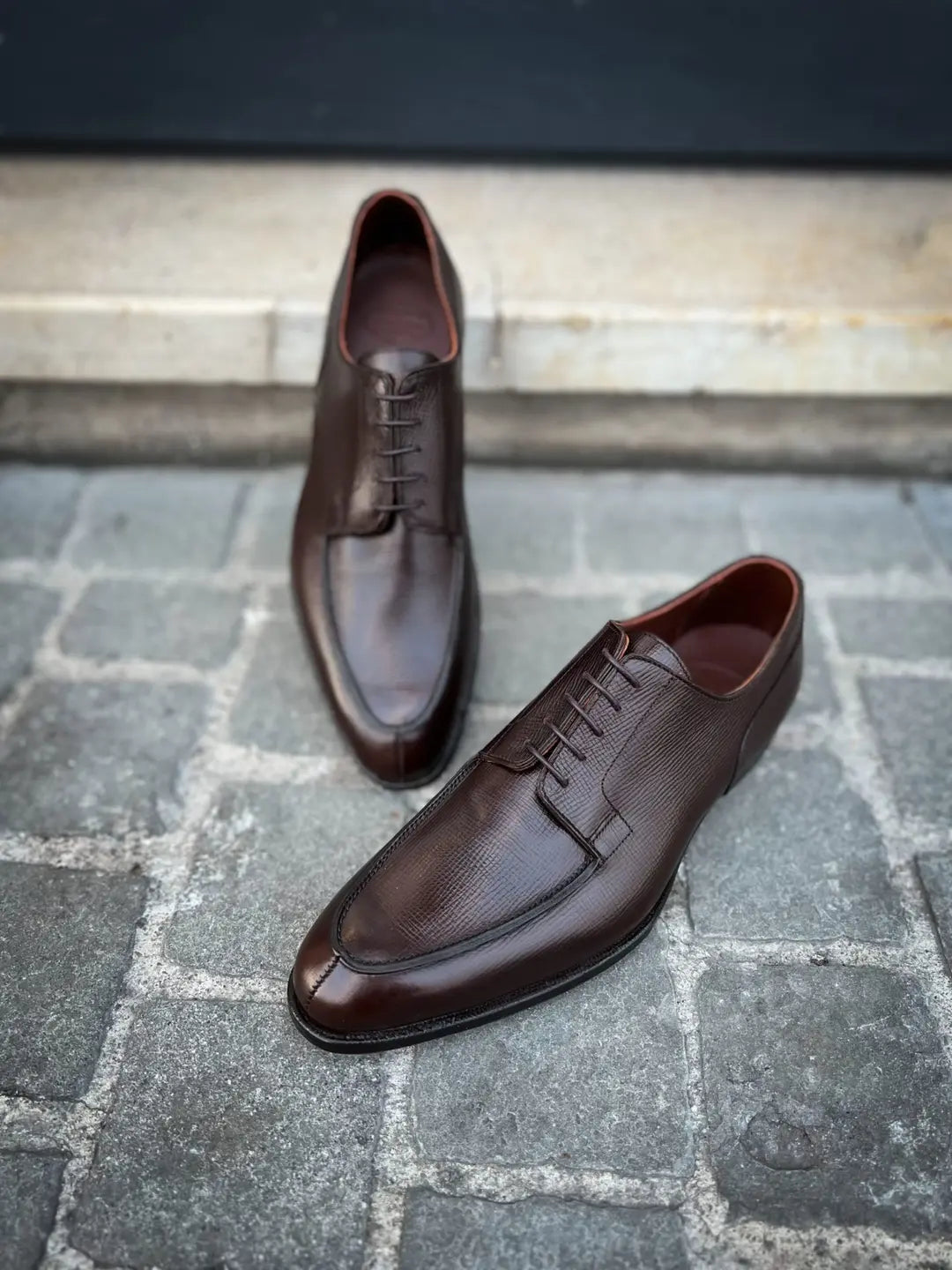 Crockett & Jones Sussex Derby in Scotch grain leather, view 3