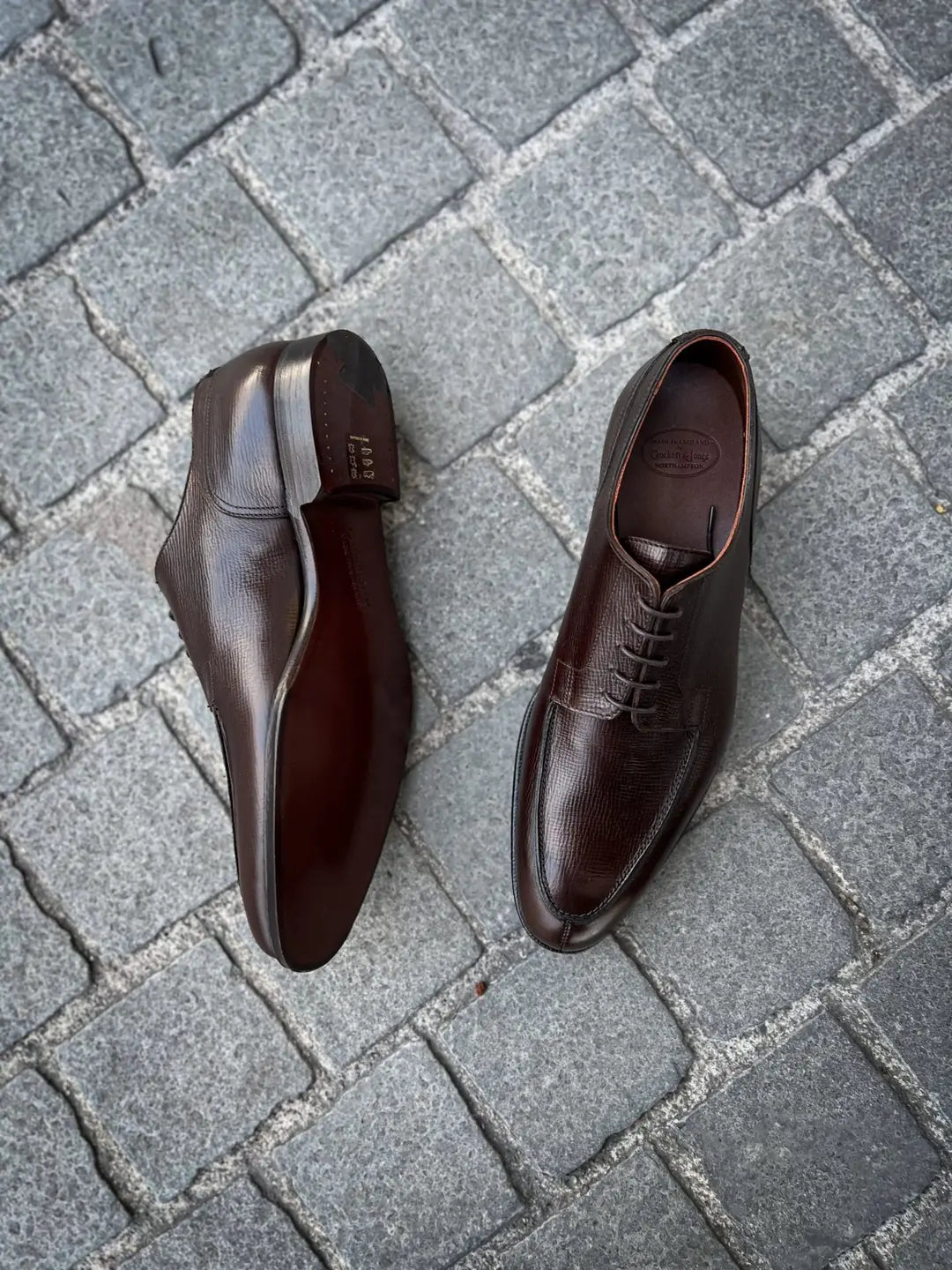 Crockett & Jones Sussex Derby in Scotch grain leather, view 2