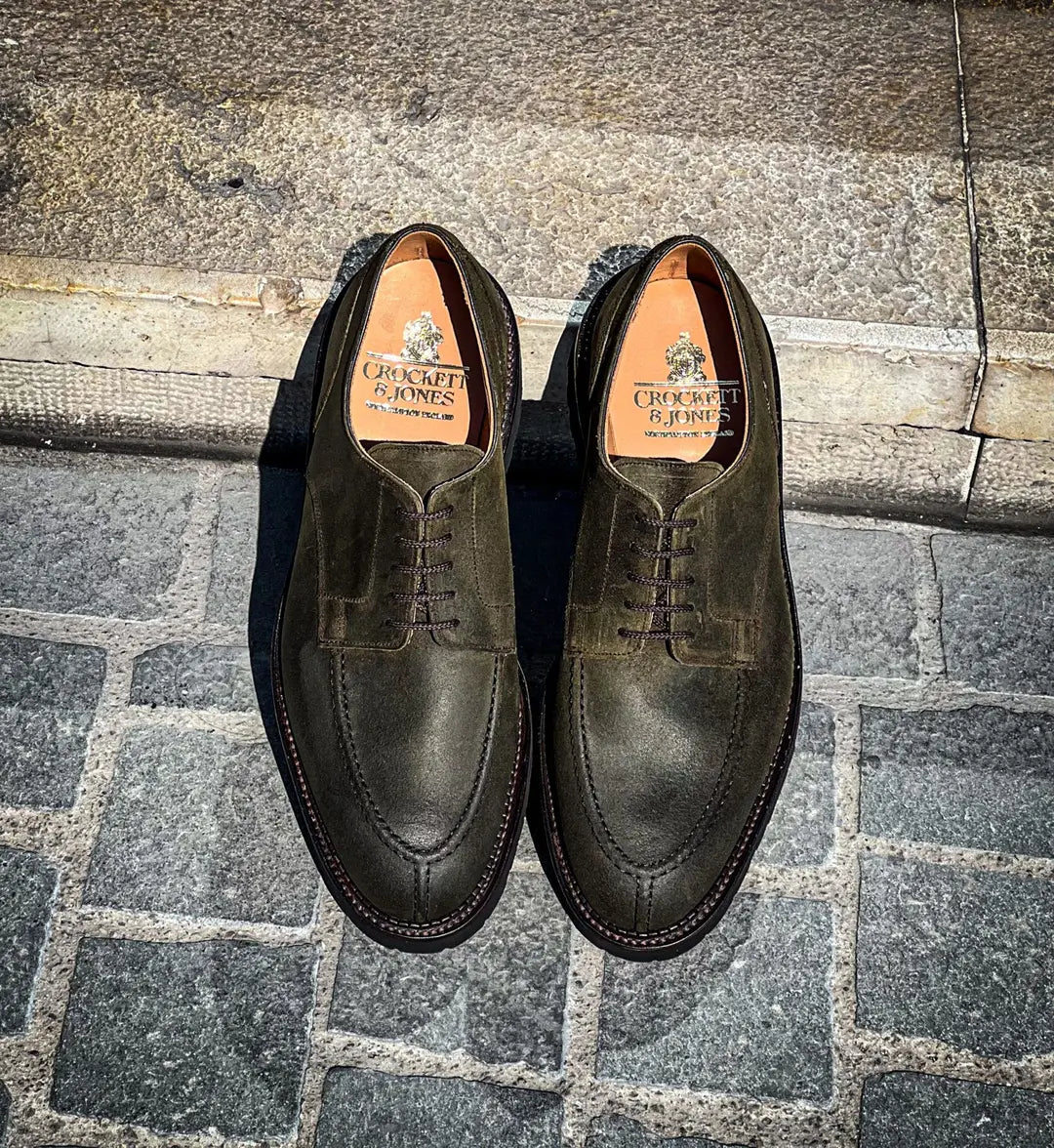 Crockett & Jones Denver Derby in suede, view 5