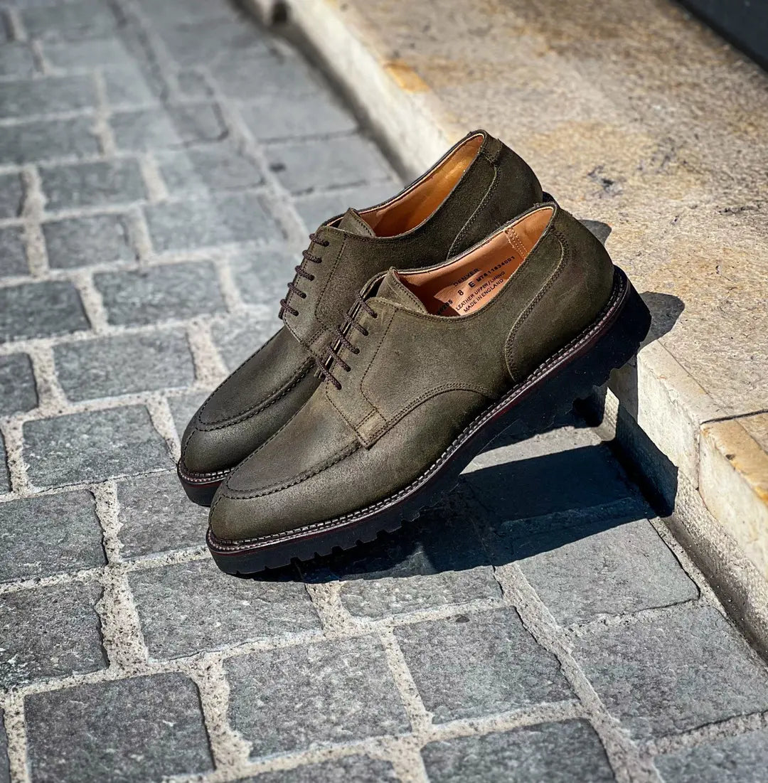 Crockett & Jones Denver Derby in suede, view 3