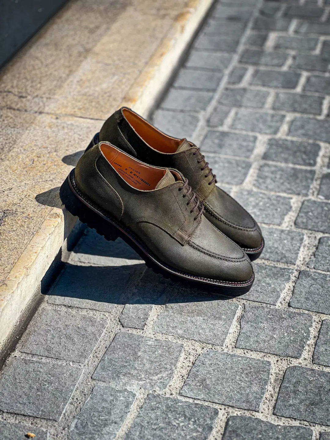 Crockett & Jones Denver Derby in suede