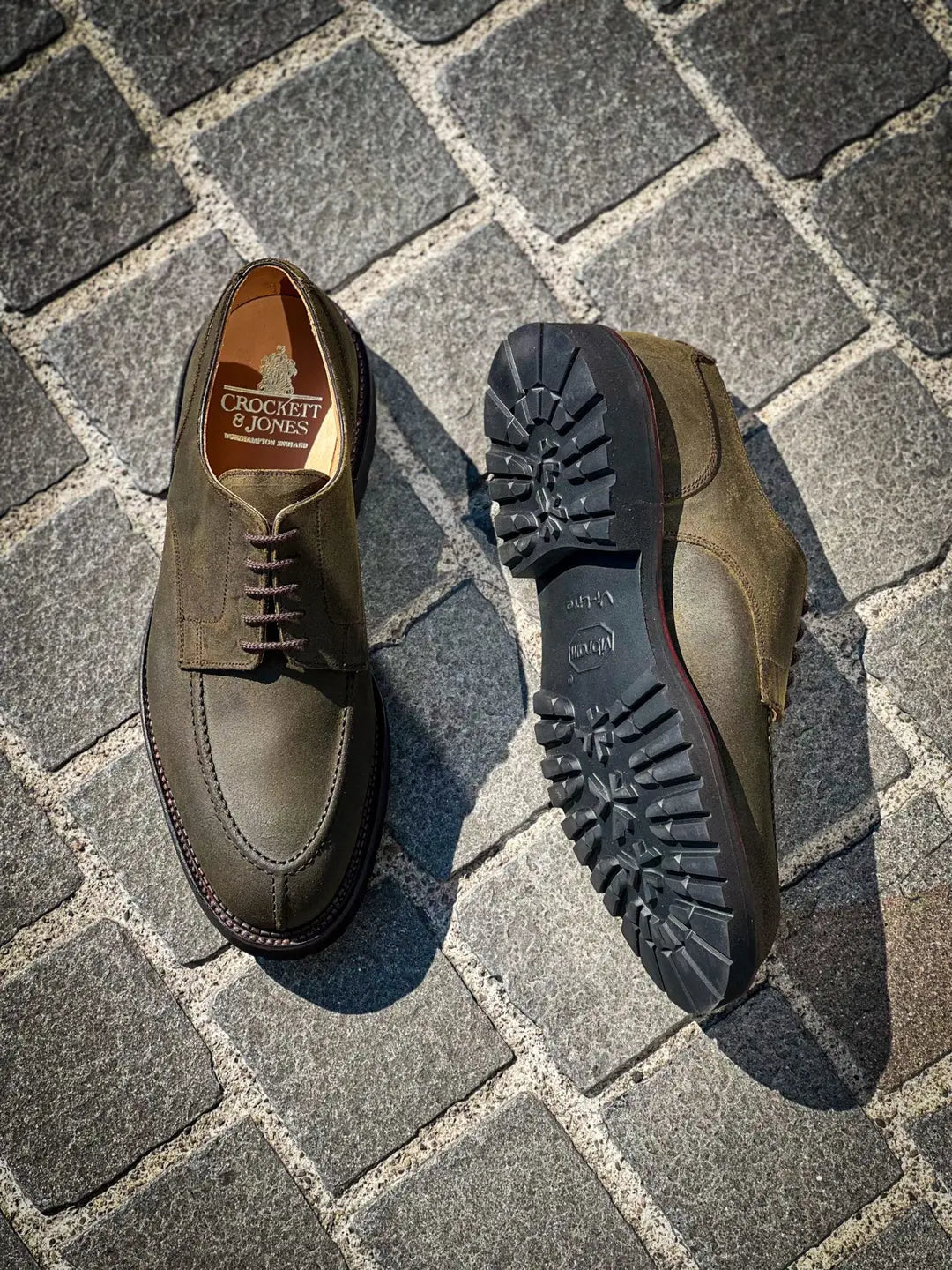 Crockett & Jones Denver Derby in suede, view 2