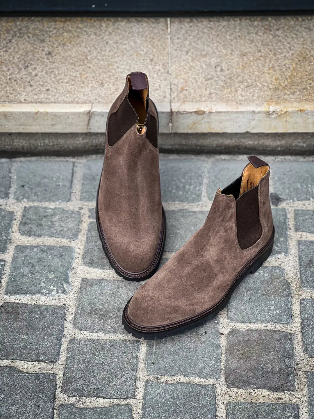 Crockett & Jones Chelsea 11 Boot Slate Suede, view 3