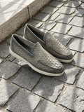 Magnanni Suede Woven Loafer
