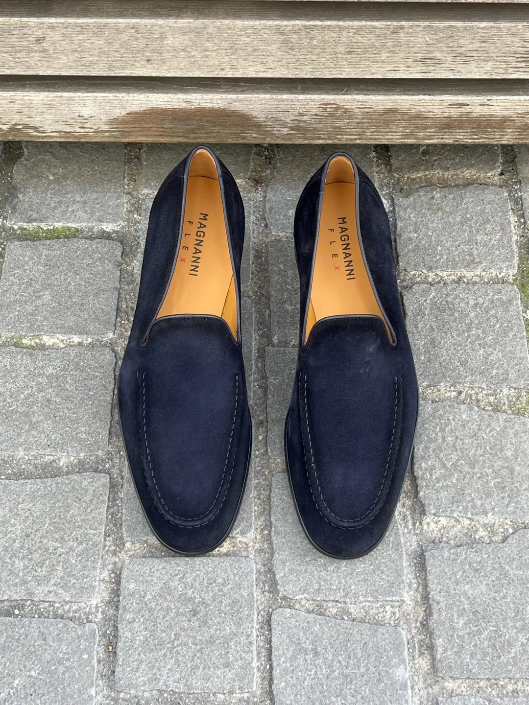 Magnanni Suede Loafer, view 4