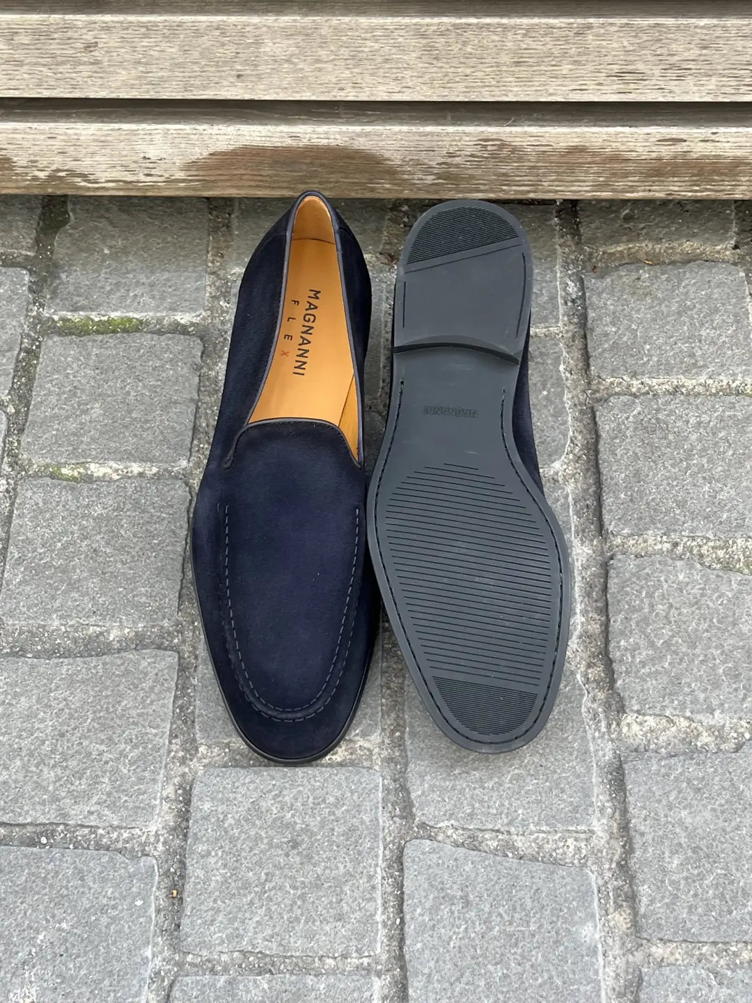 Magnanni Suede Loafer, view 5