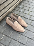 Magnanni Suede Loafer Sand