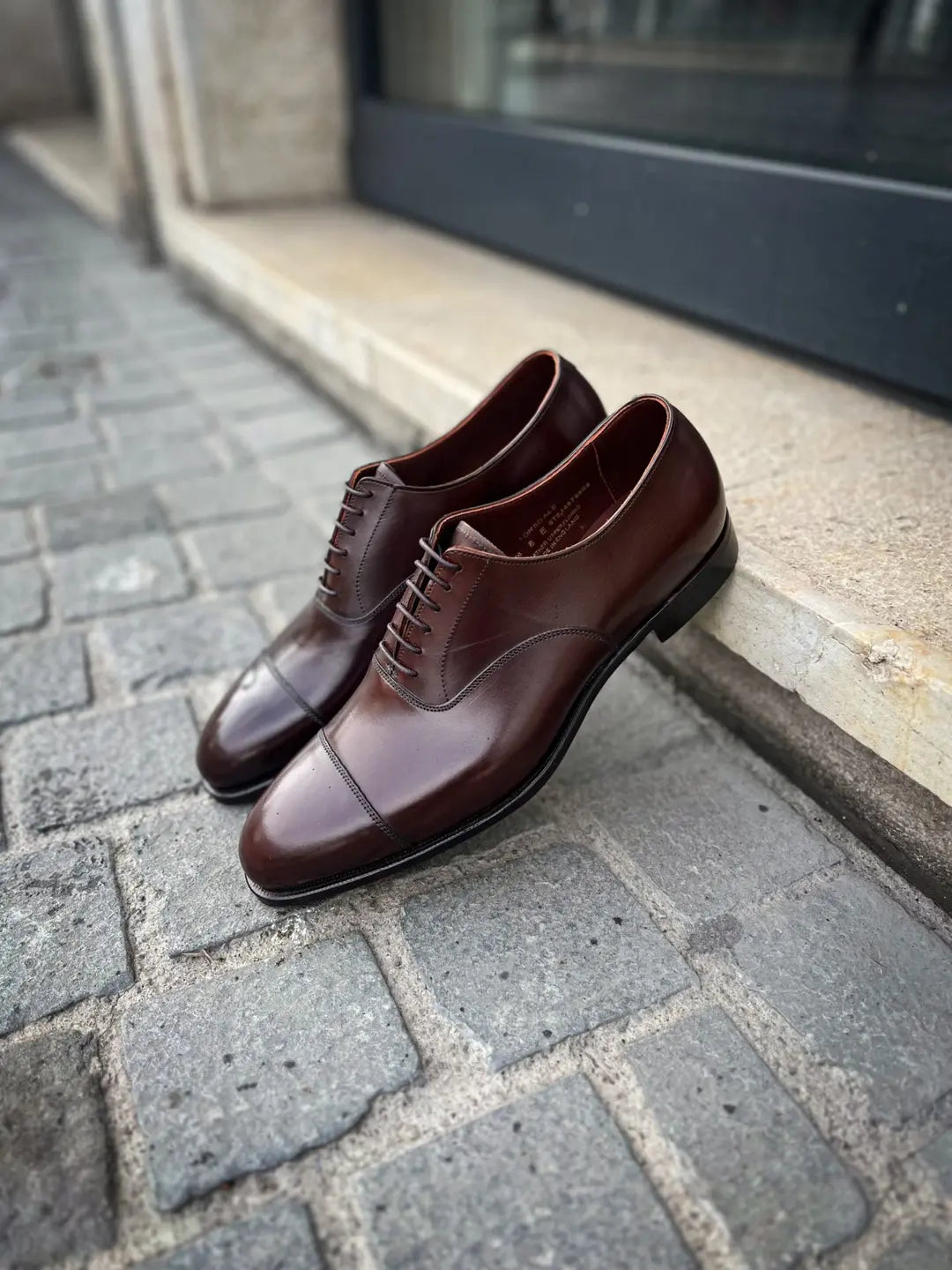Crockett & Jones Lonsdale Dark Brown Oxford in calf leather, view 3
