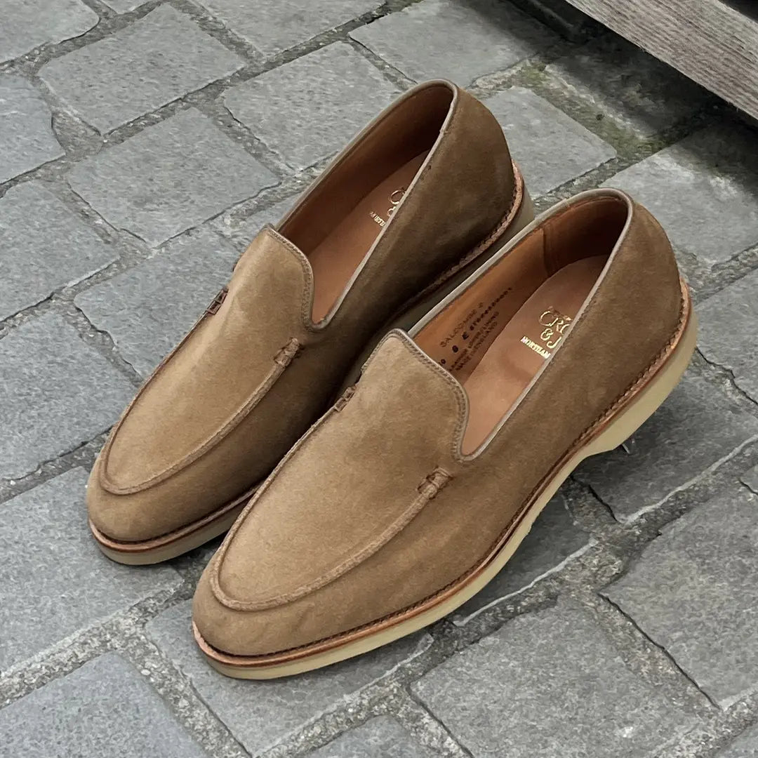 Crockett & Jones Salcombe 2 Desert in suede, view 2