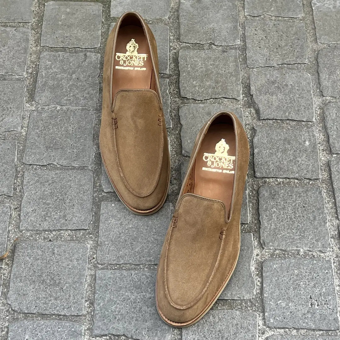 Crockett & Jones Salcombe 2 Desert in suede, view 3