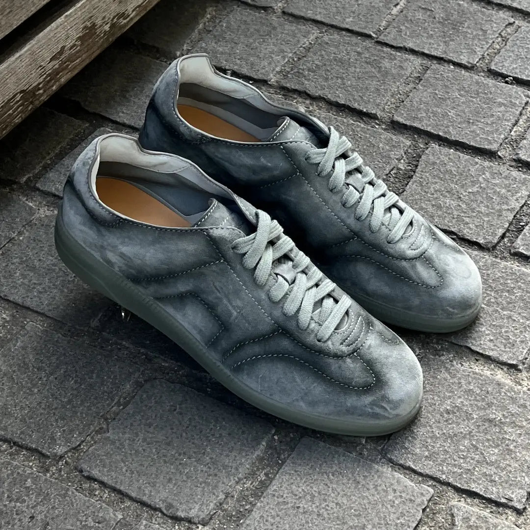 Santoni Tennis Grey Suede