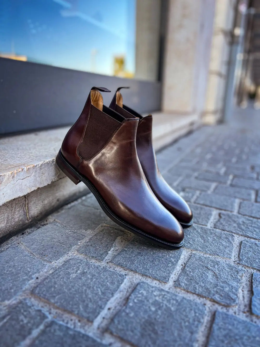 Crockett & Jones Chelsea 8 Boot Dark Brown Leather
