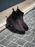Santoni Chelsea Boot Grey Suede