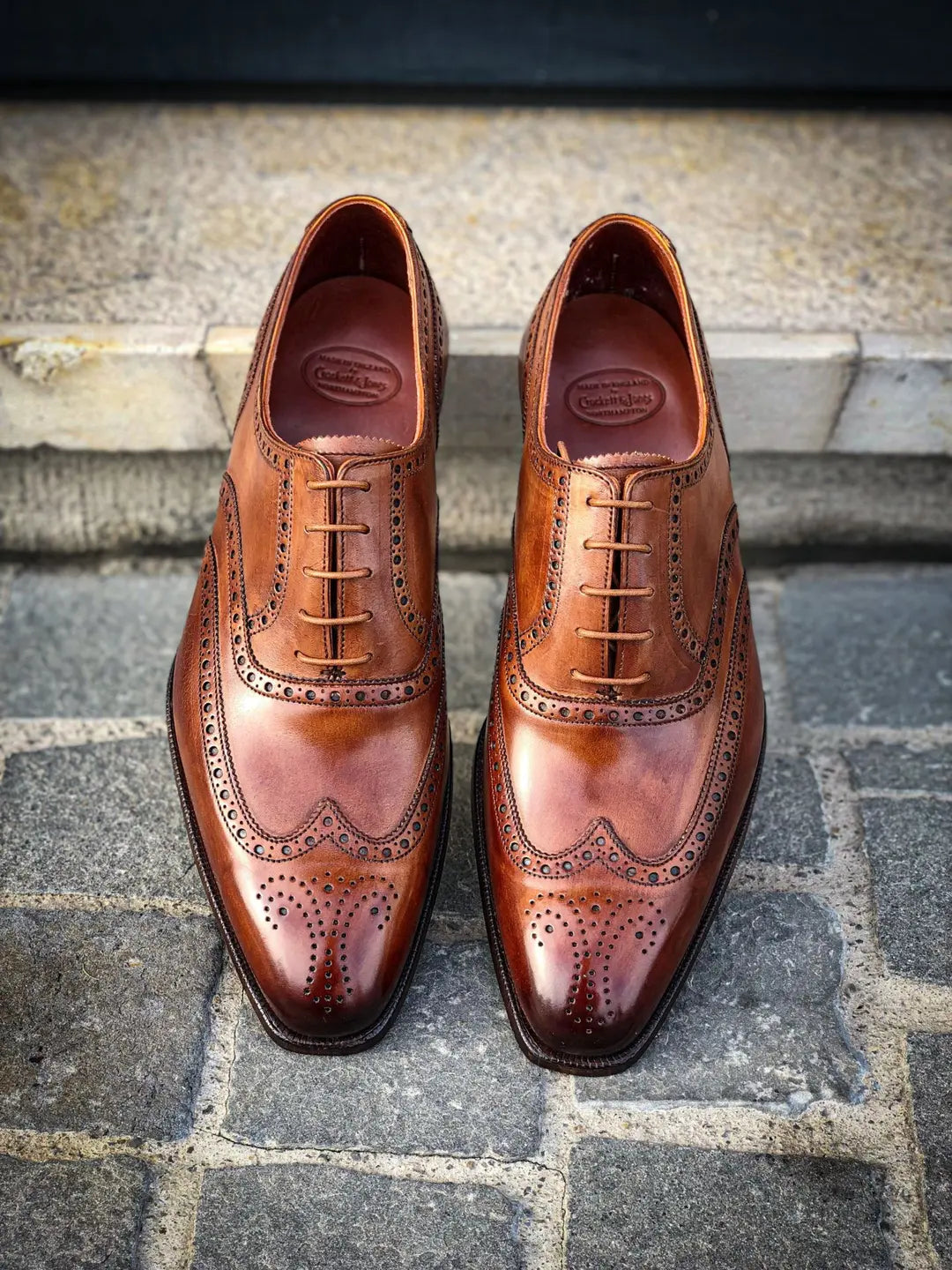 Crockett & Jones Fairford Brogue Oxford in calf leather, view 6