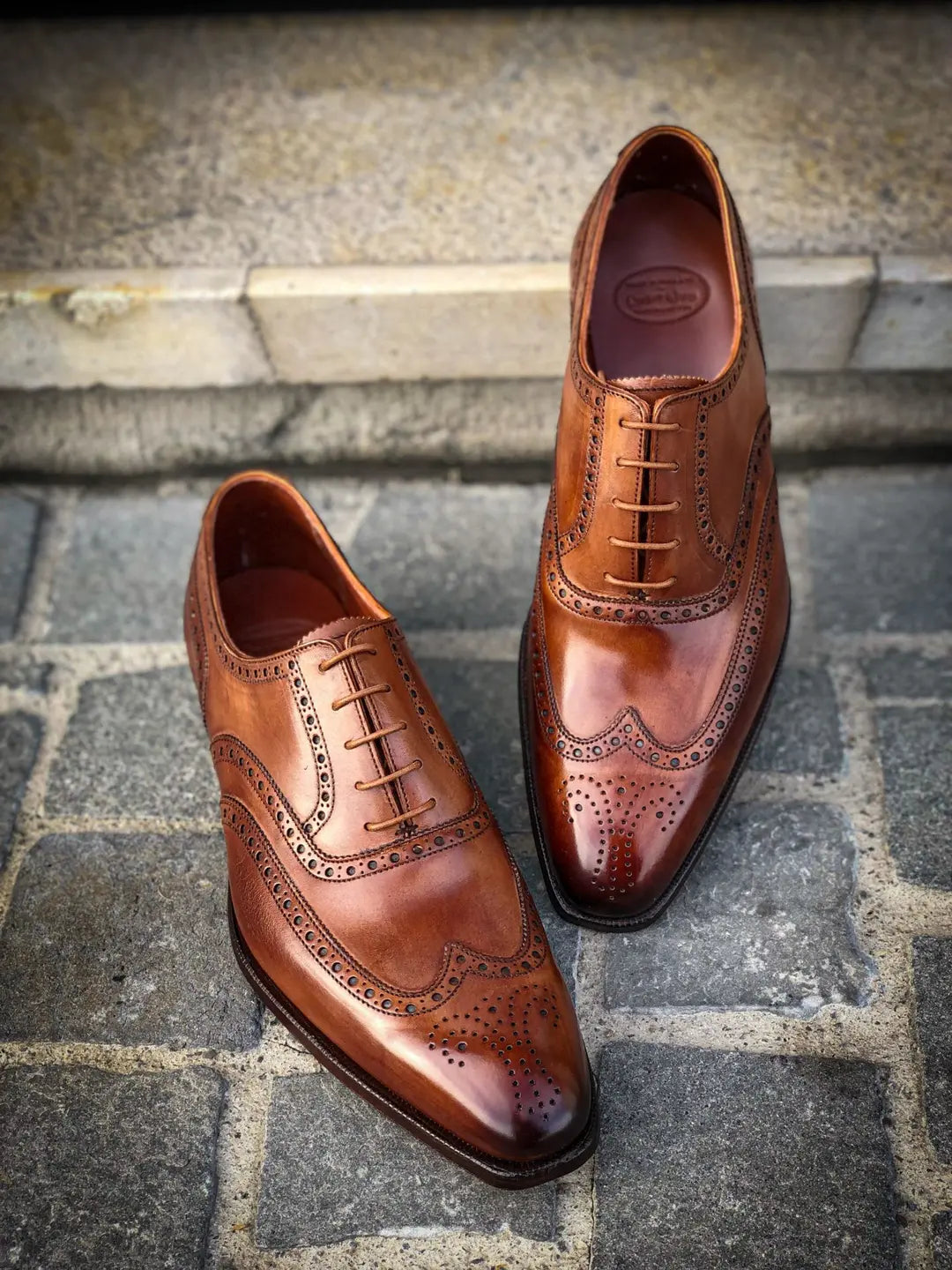 Crockett & Jones Fairford Brogue Oxford in calf leather, view 2