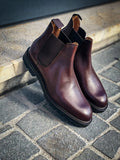 Crockett & Jones Chelsea 11 Boot Brown in Scotch grain leather
