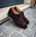 Crockett & Jones Connaught Dark Oak Suede Oxford