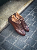 Santoni Leather Sneakers Brown