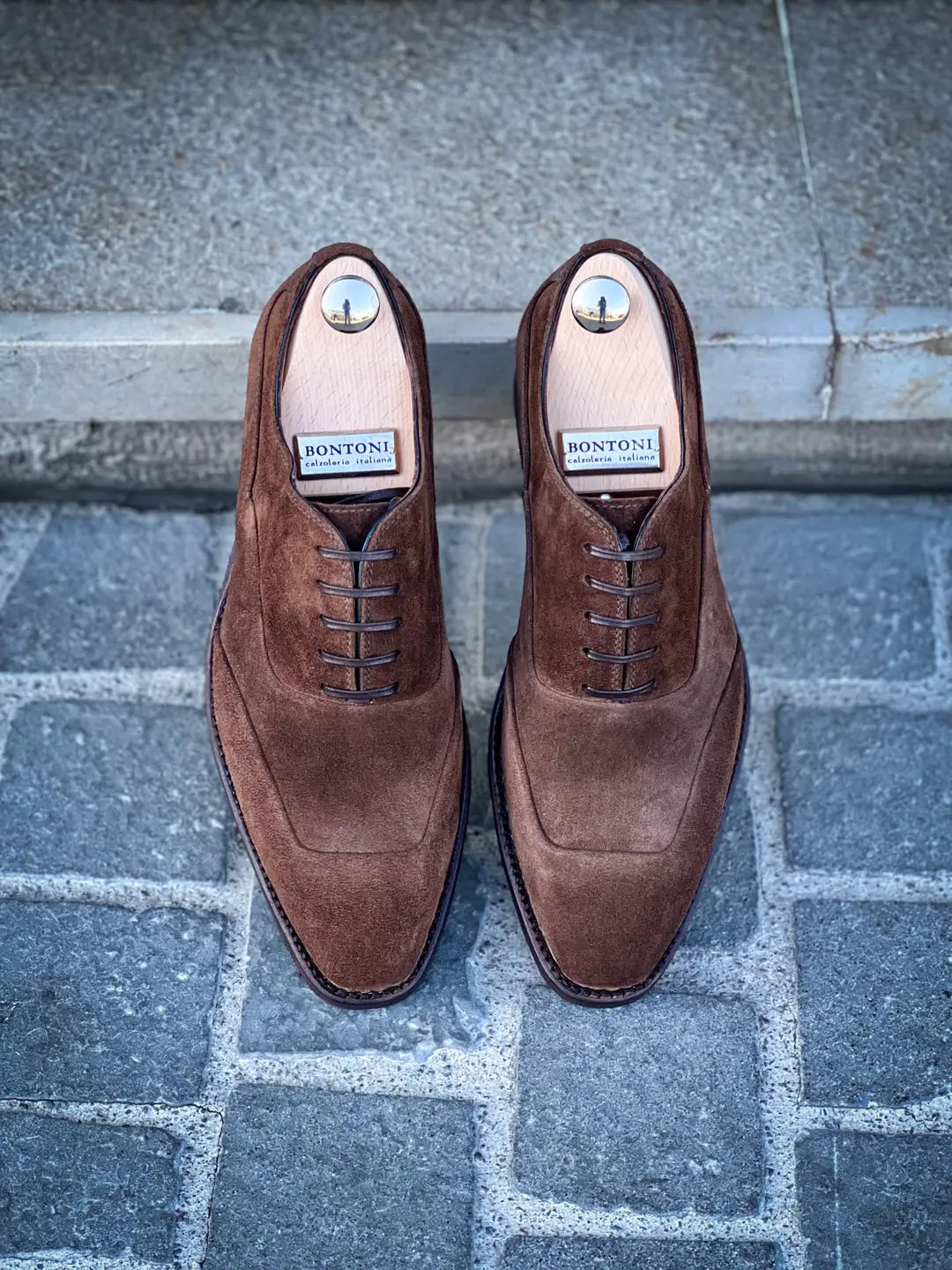 Bontoni Applauso Derby in suede, view 5