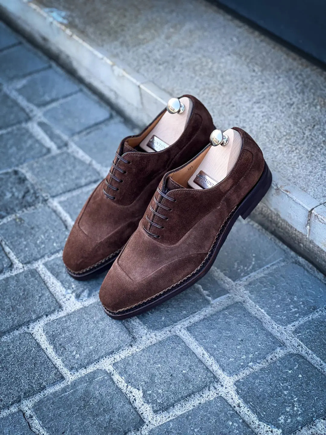 Bontoni Applauso Derby in suede, view 4