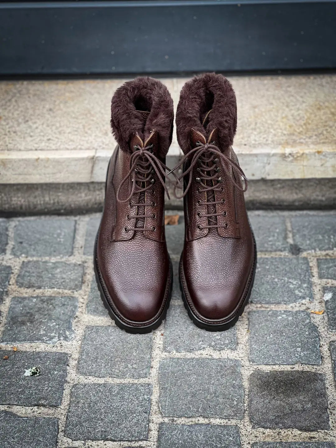Crockett & Jones Glencoe Boot in Scotch grain leather, view 5