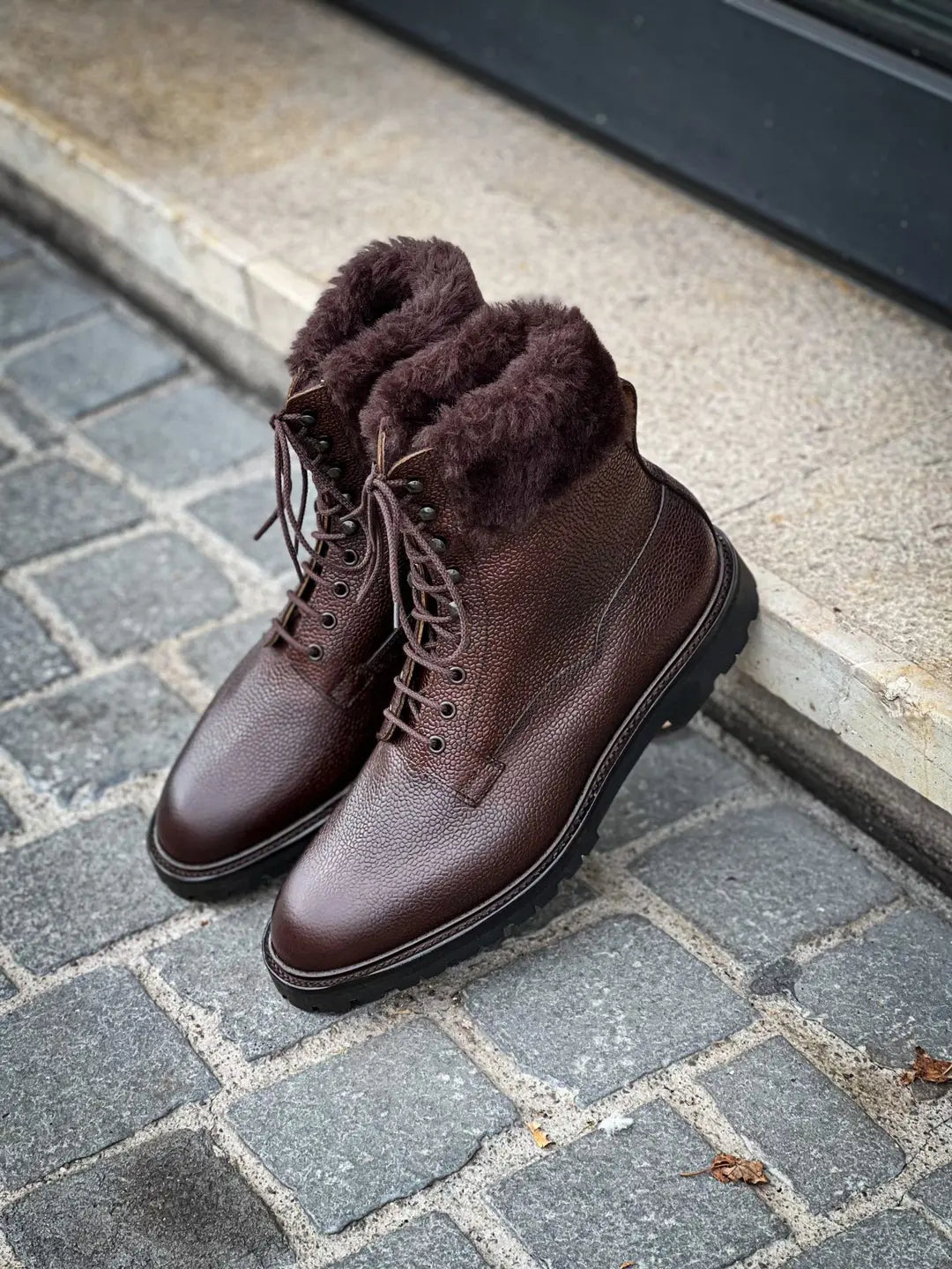 Crockett & Jones Glencoe Boot in Scotch grain leather, view 4