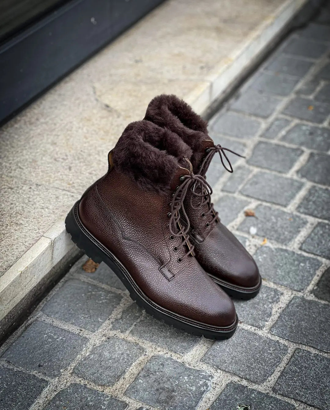 Crockett & Jones Glencoe Boot in Scotch grain leather