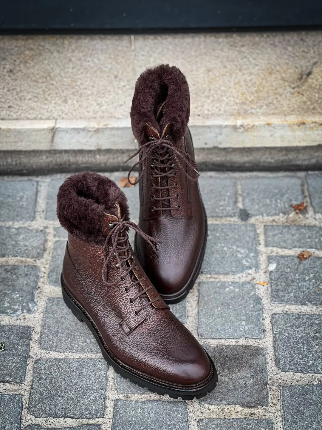 Crockett & Jones Glencoe Boot in Scotch grain leather, view 3