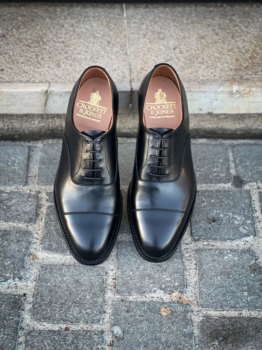 Crockett & Jones Connaught 2 Black Oxford in calf leather, view 5