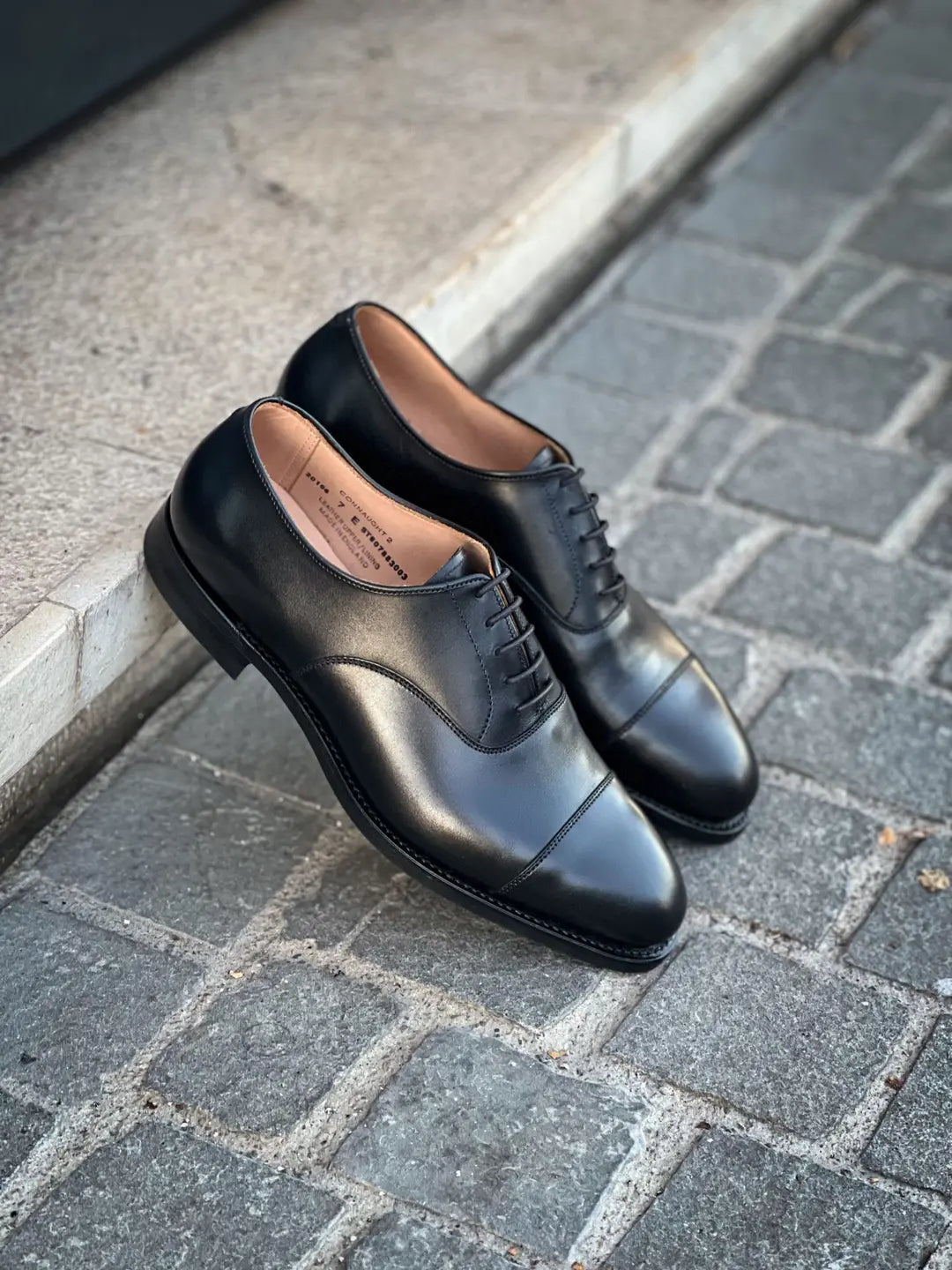 Crockett & Jones Connaught 2 Black Oxford in calf leather