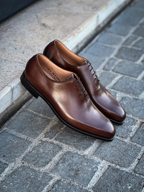 Crockett & Jones Alex Dark Brown Oxford in calf leather