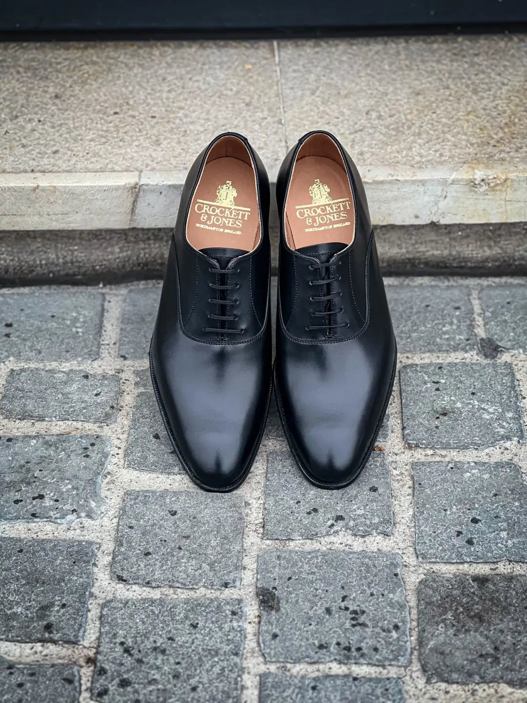 Crockett & Jones Wembley Black Oxford in calf leather, view 5