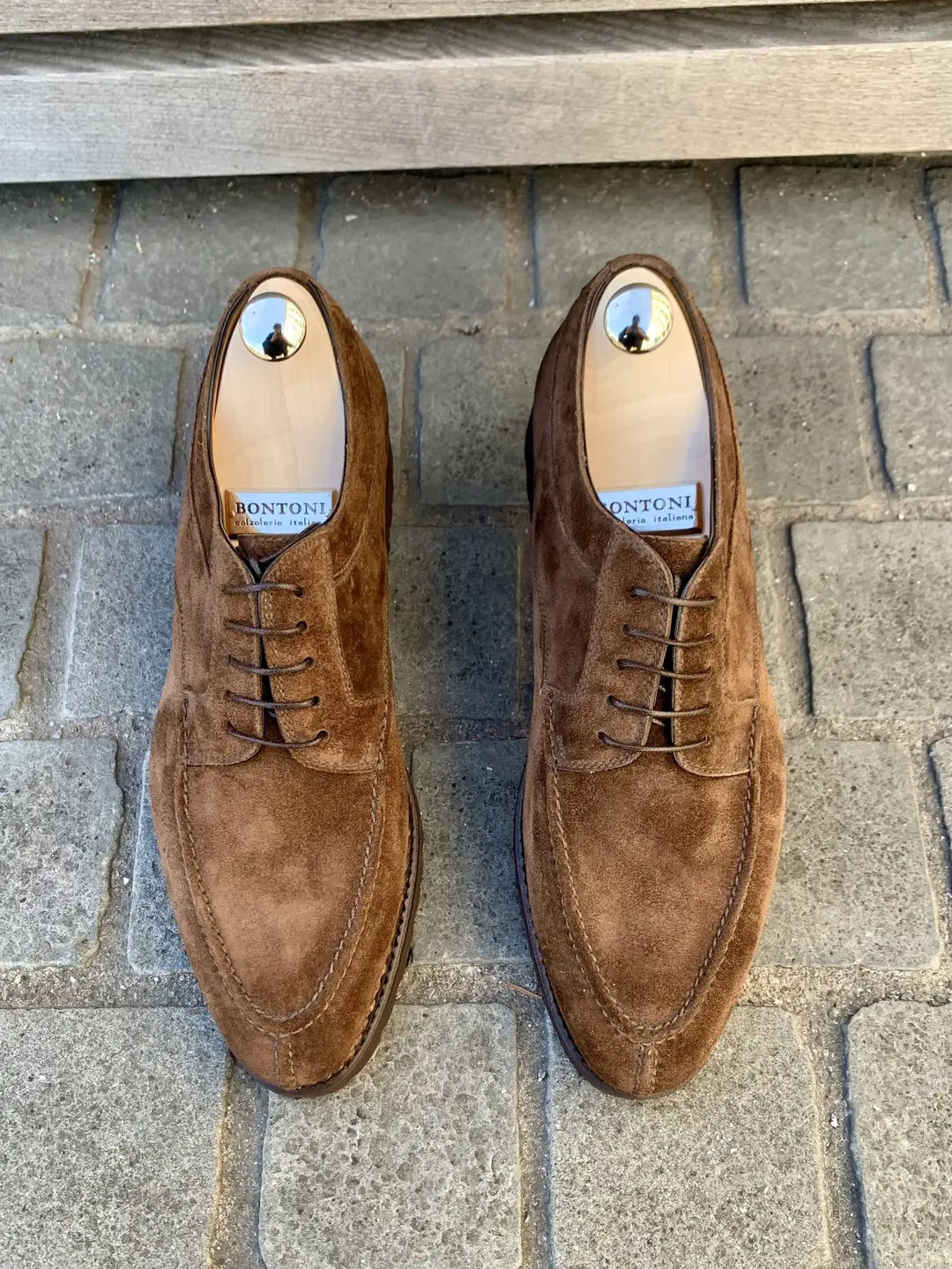 Bontoni Quasimodo Derby in suede, view 4