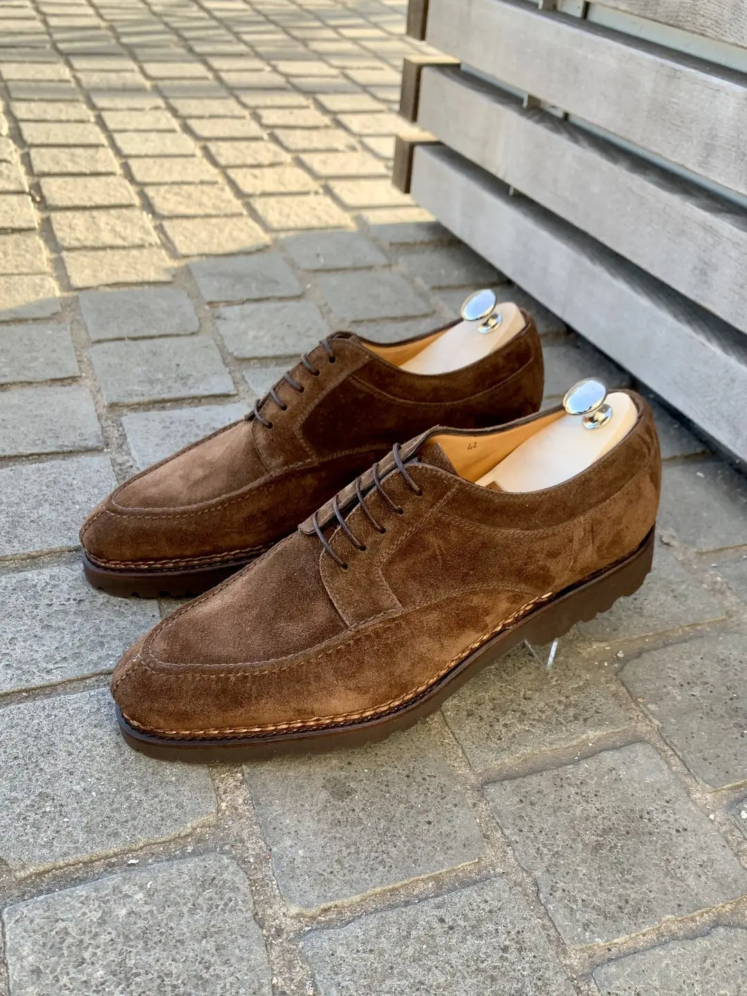 Bontoni Quasimodo Derby in suede, view 2