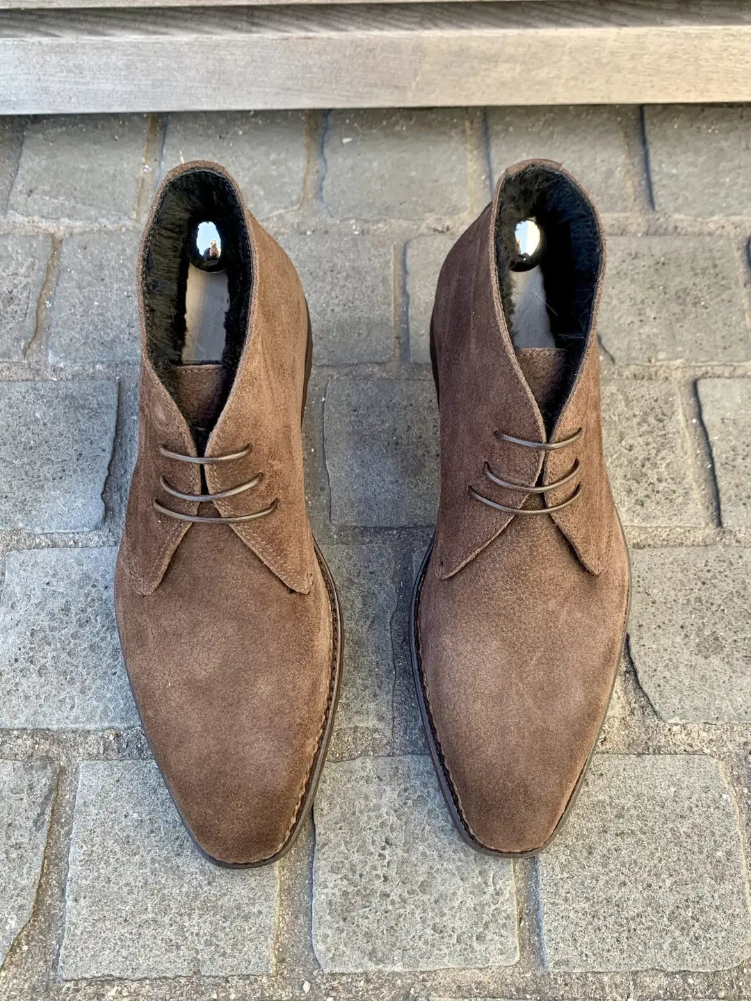 Bontoni Desert Boot Fur Lined in suede, view 4